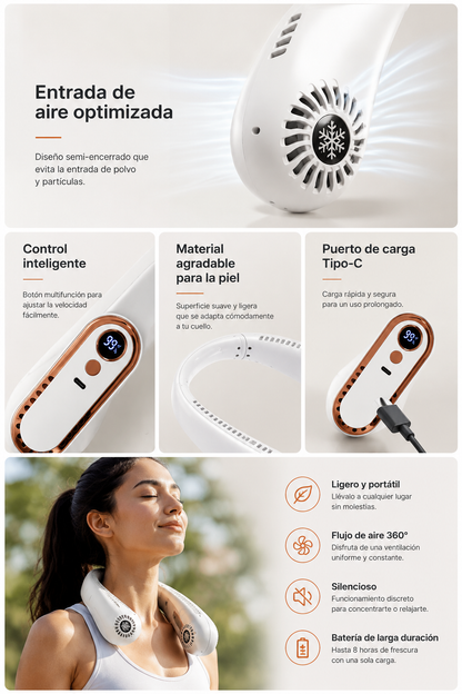 Ventilador Personal Portátil de Cuello Útil-Pro ✨